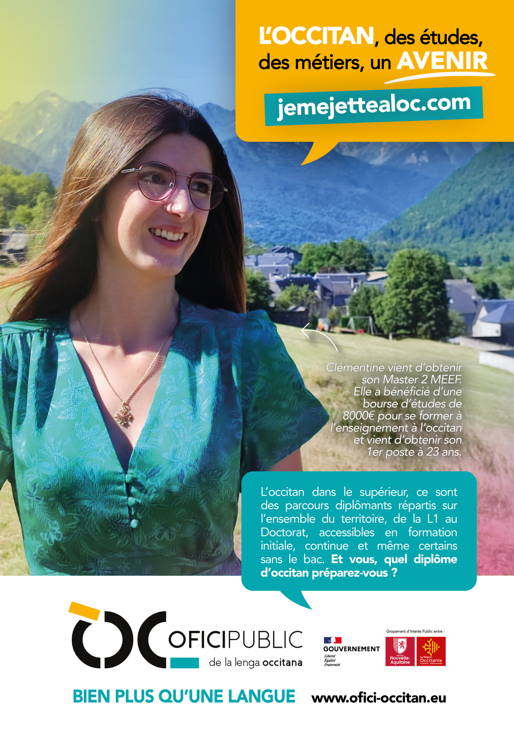 Affiche Enseignement supérieur 2022